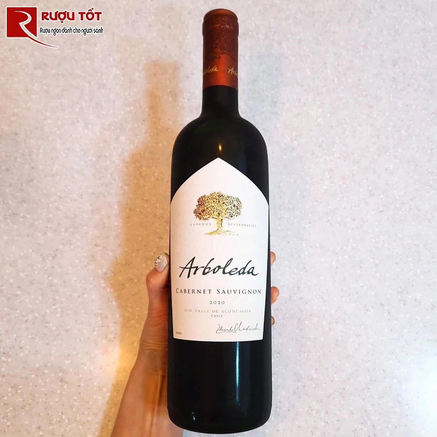 ruou vang arboleda nhap khau chinh hang chile gia tot