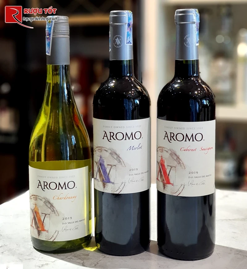 Rượu vang Aromo Chile Red