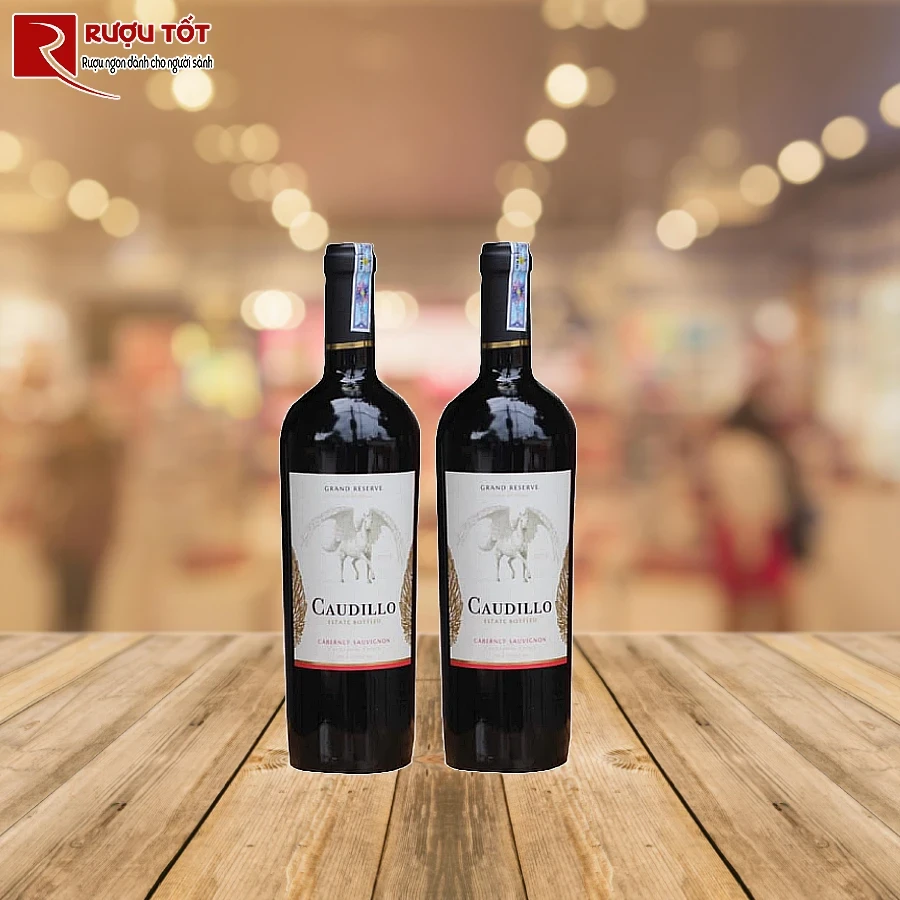 ruou vang caudillo estate sauvignon cabernet sauvignon chinh hang