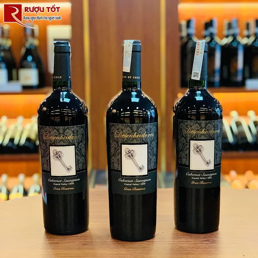 ruou vang descubridores cabernet sauvignon reserva
