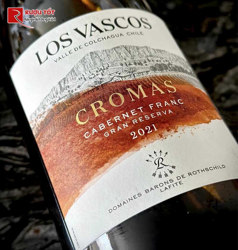 Rượu vang đỏ Los Vascos Cromas