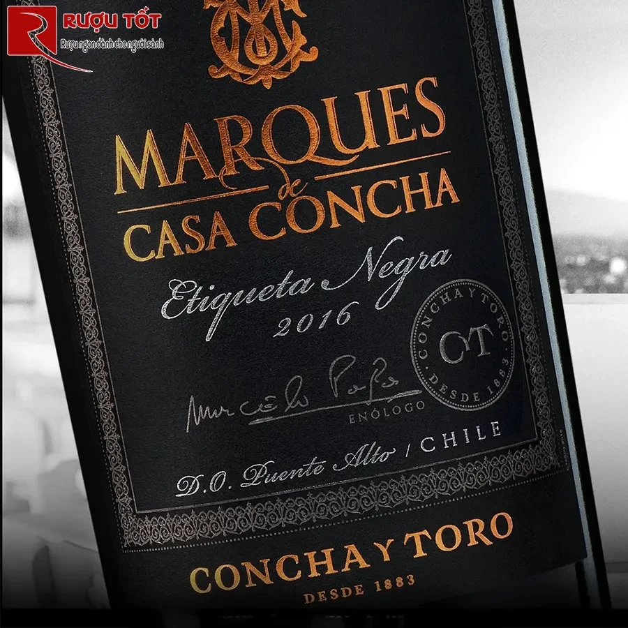 Rượu vang Marques de Casa Concha Etiqueta Negra