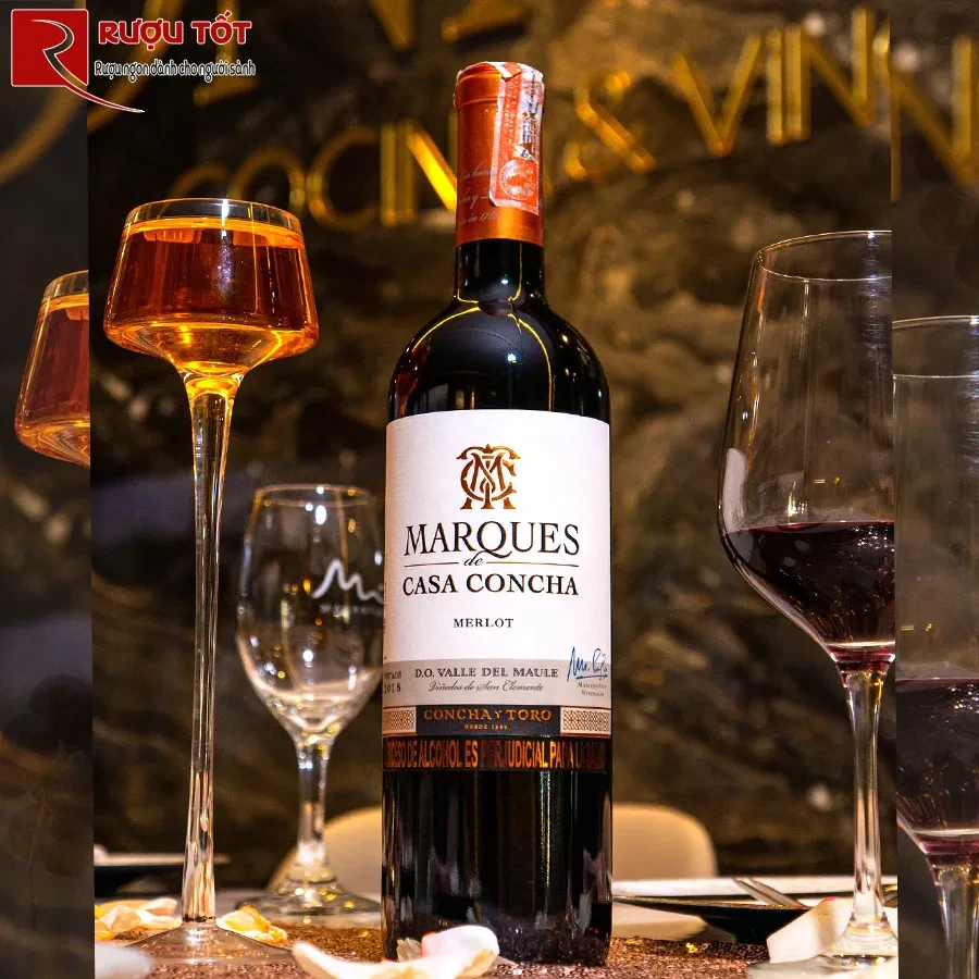 Rượu vang Marques de Casa Concha Merlot