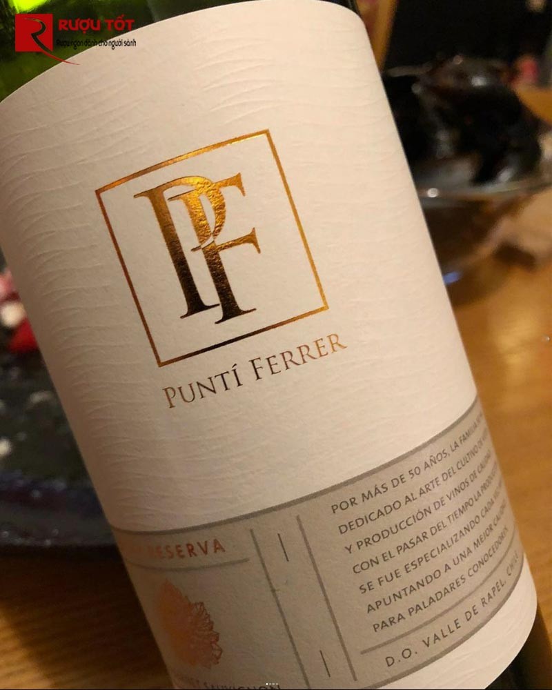 Rượu vang Punti Ferrer Gran Reserva Cabernet Sauvignon