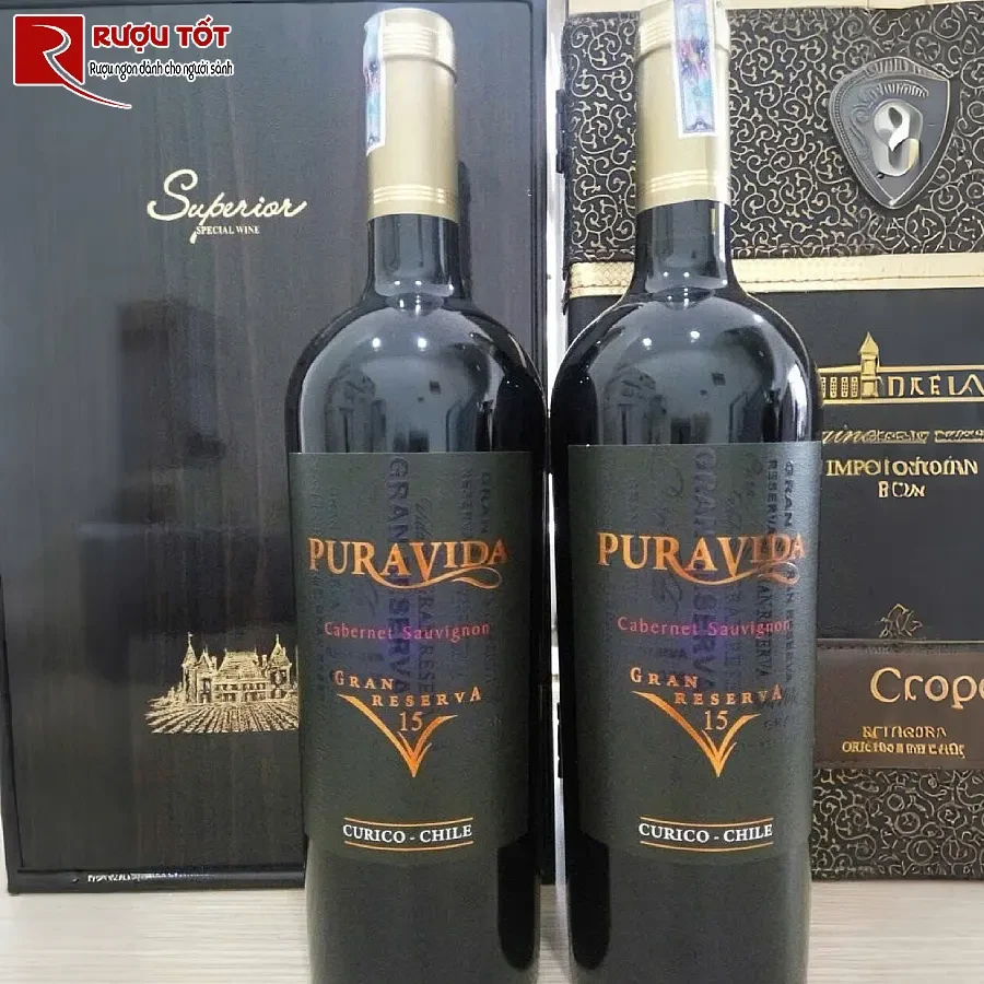ruou vang puravida gran reserva