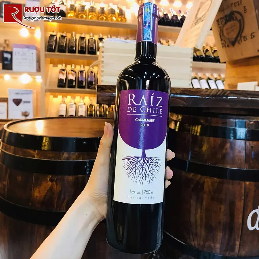 ruou vang raiz de chile