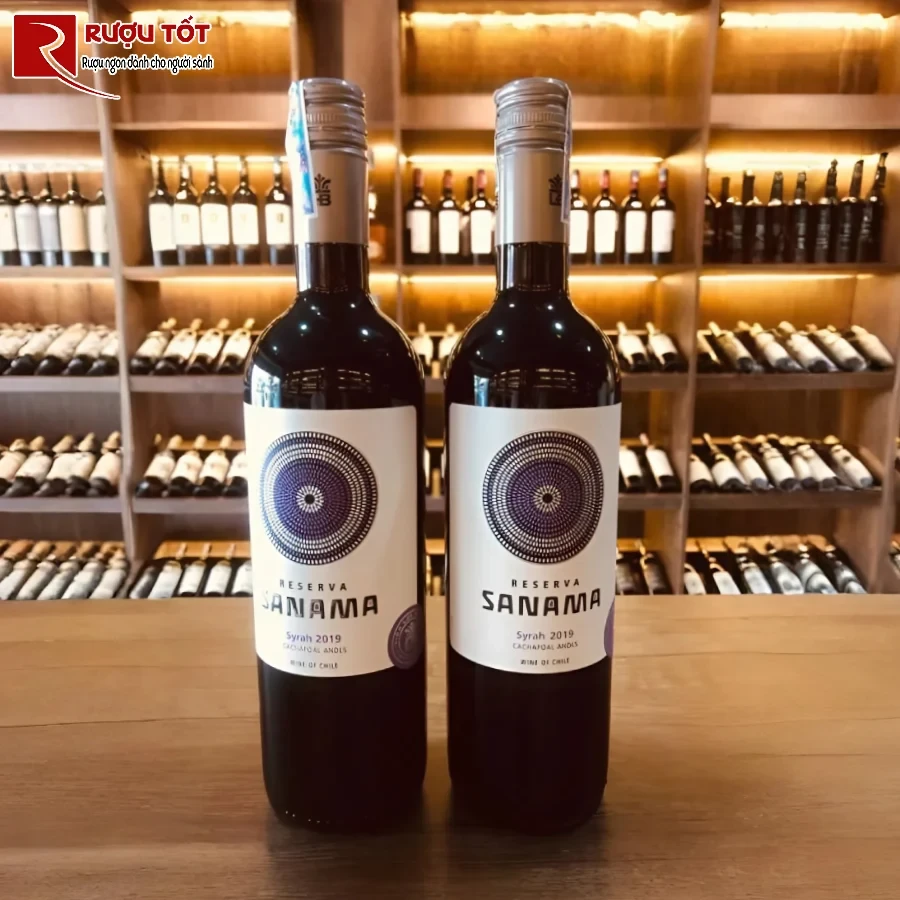 ruou vang sanama syrah rapel valley 750ml 13,5% chile chinh hang