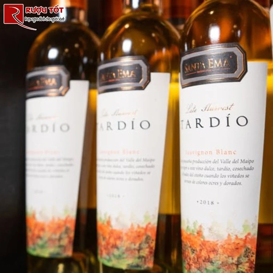 ruou vang santa ema late harvest sauvignon blanc