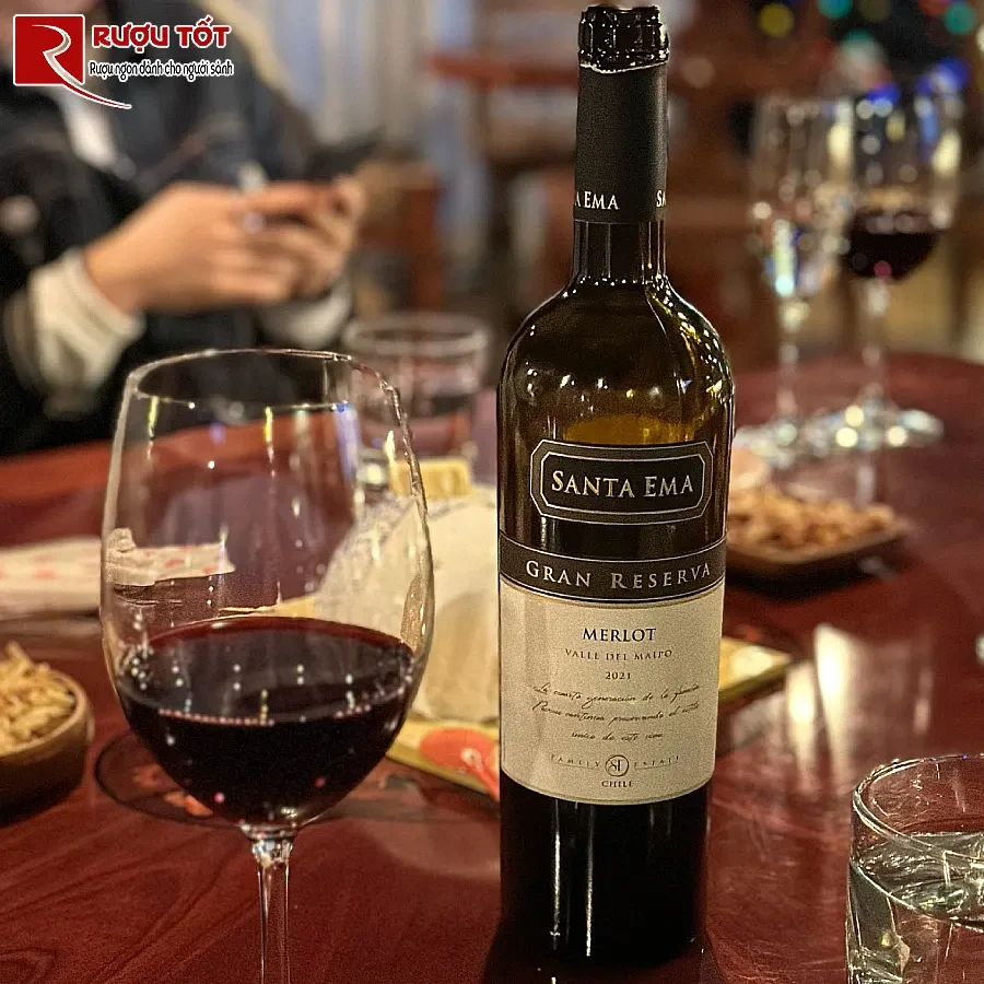 ruou vang santa ema merlot gran reserva