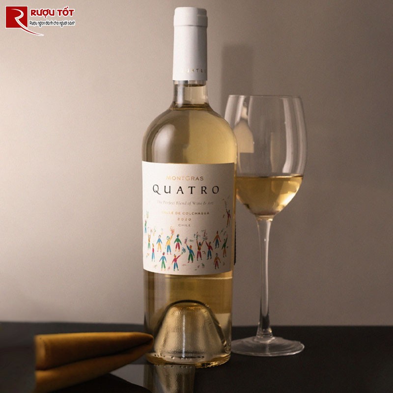 Rượu vang trắng Montgras Quatro