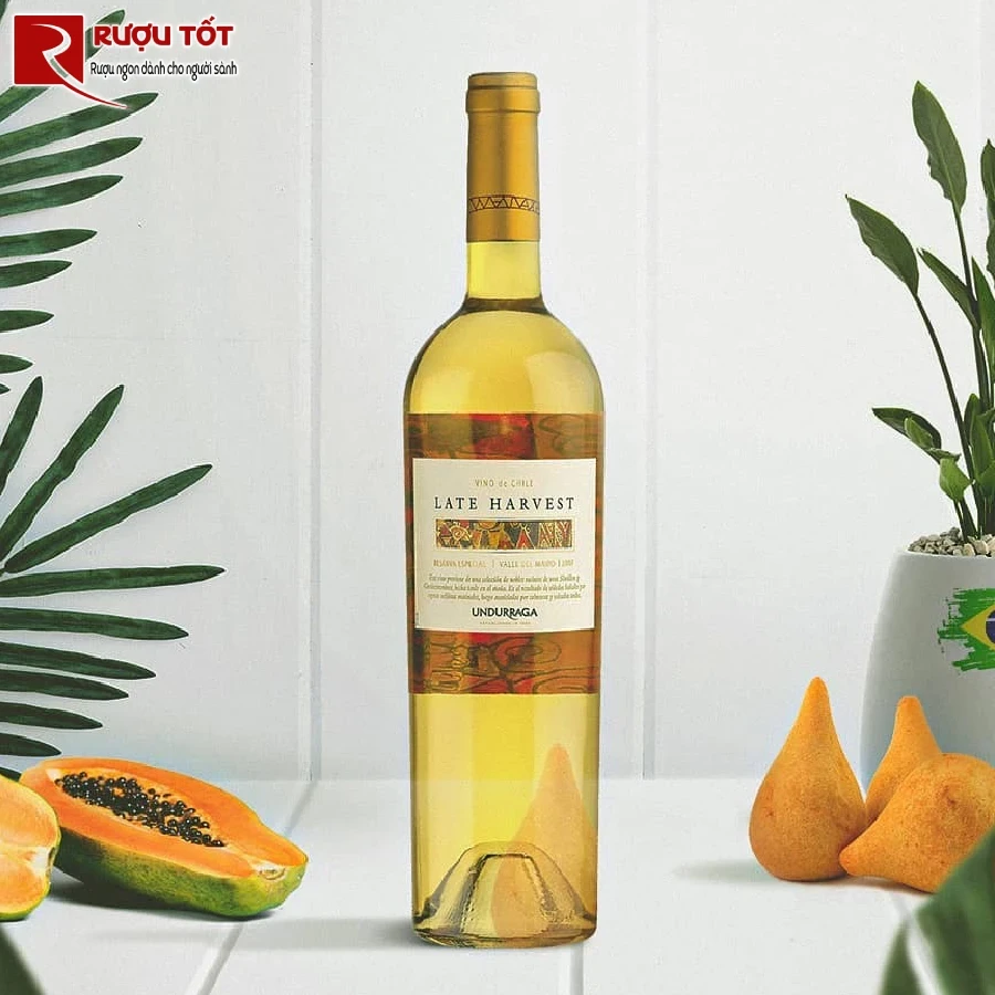ruou vang undurraga late harvest gia tot