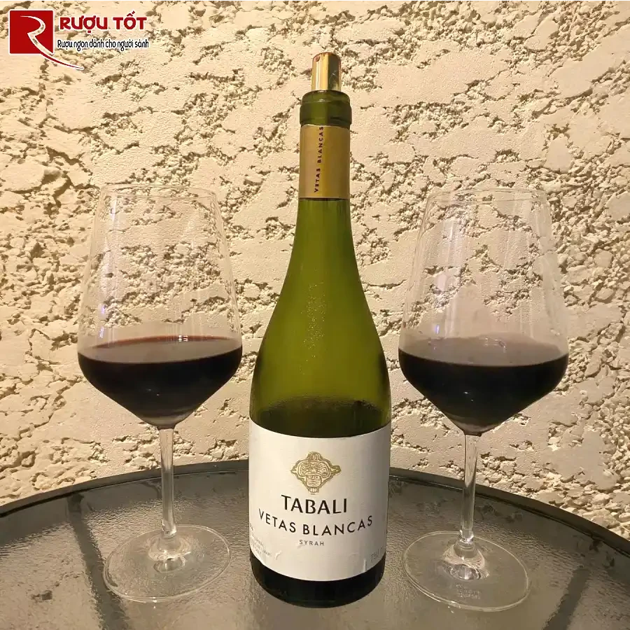ruou vang vetas blancas tabali syrah reserva especial 750ml 14%