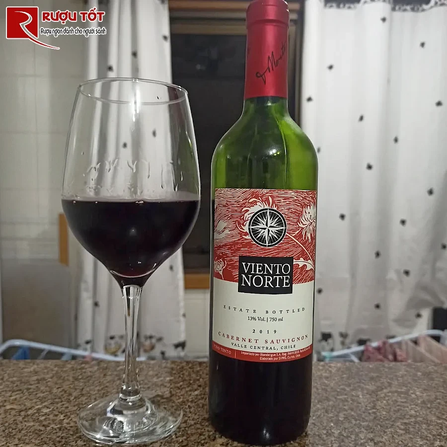 ruou vang viento norte cabernet sauvignon