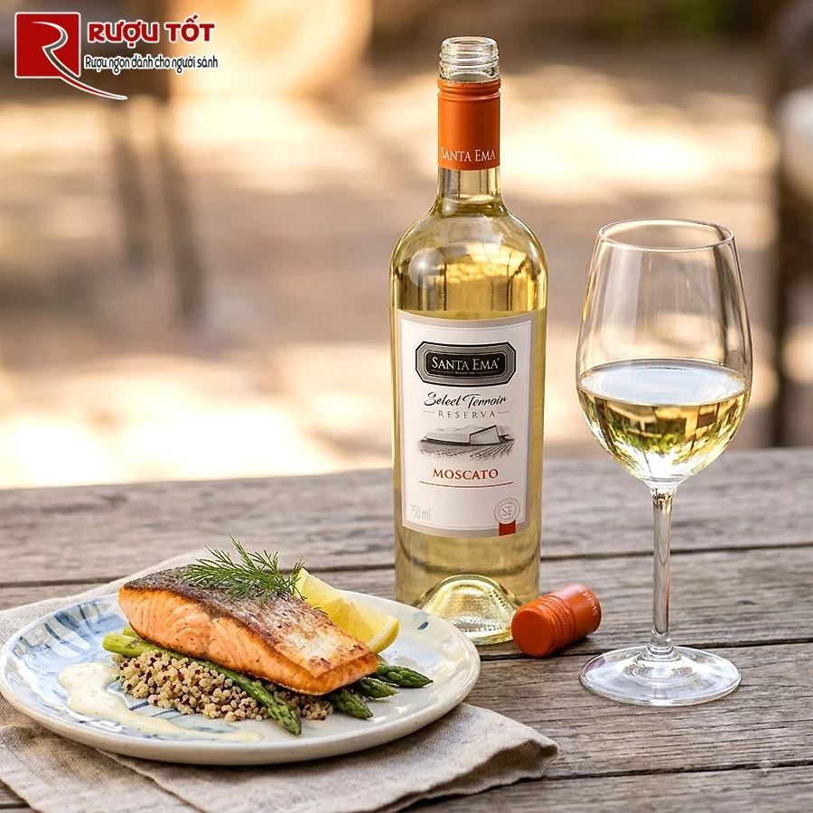 Vang Santa Ema Moscato Select Terroir Reserva