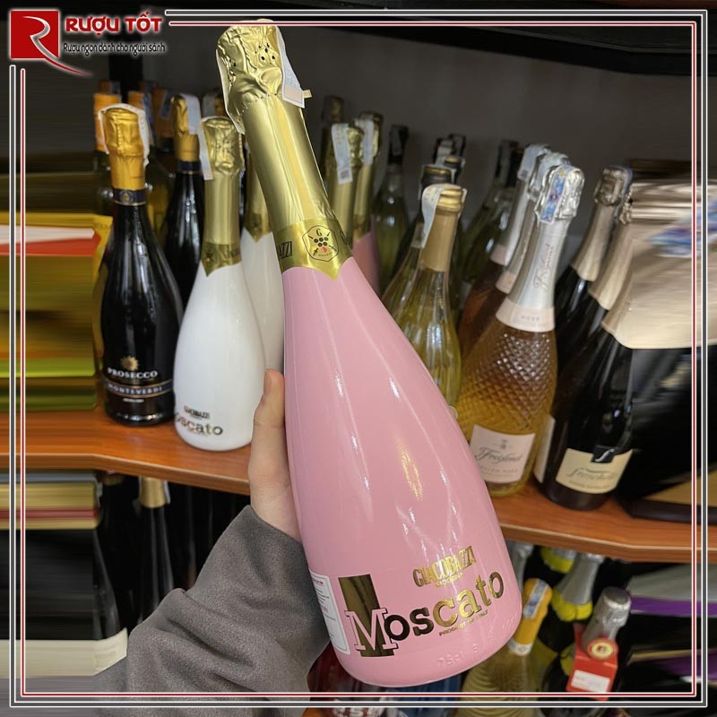 Moscato Rose in Pink Flute