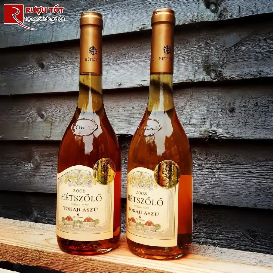 ruou tokaji hetszolo 6 puttonyos aszu 10,5% 750ml cao cap