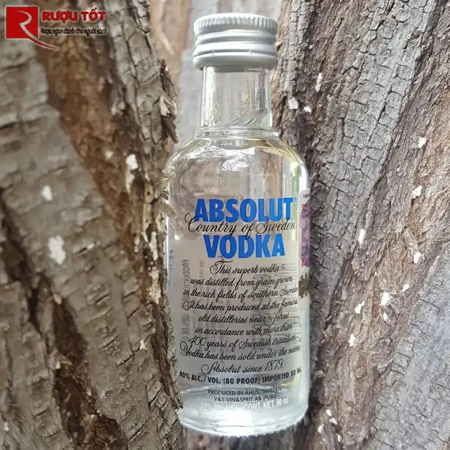 absolut vodka mini 50ml