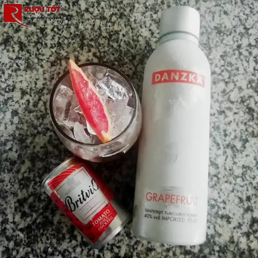danzka vodka grapefruit 700ml