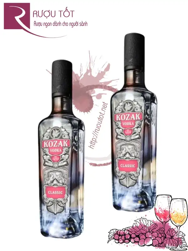 Rượu Kozak Vodka 700ml 37.5%