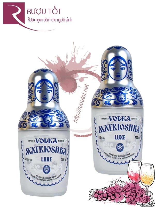 Rượu Vodka Búp Bê Nga Matrioshka