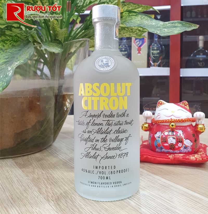 Rượu Absolut Citron 700ml