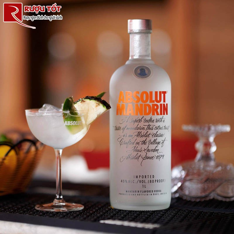 rượu Absolut Mandrin