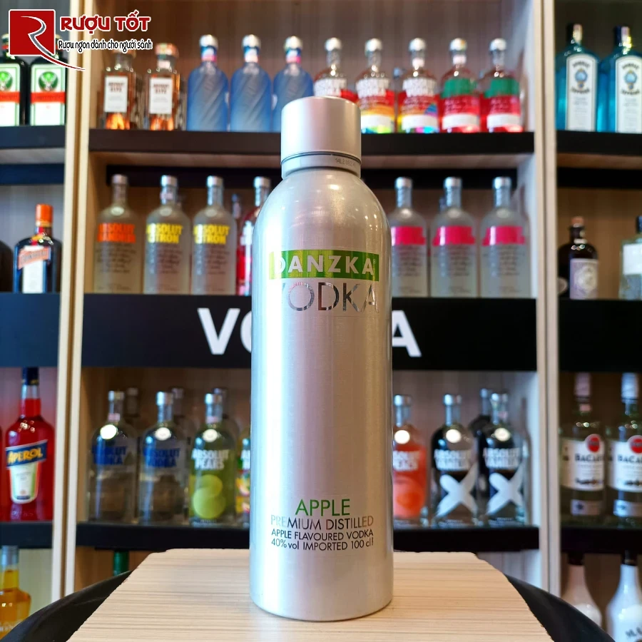 ruou danzka apple vodka 1l 40% dan mach