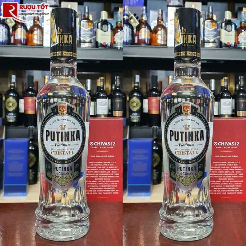 Rượu Putinka Vodka Platinum 500ml