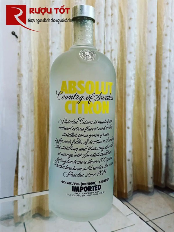 Rượu Vodka Absolut Citron giá tốt