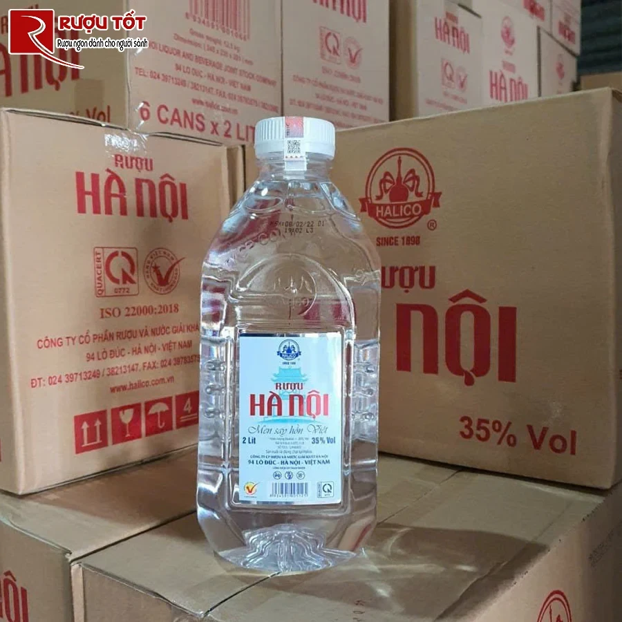 ruou vodka ha noi can 2 lit chinh hang