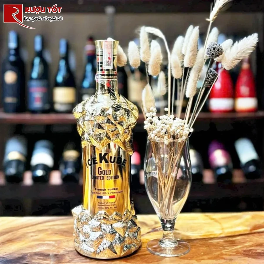 ruou vodka ice kube gold limited edition