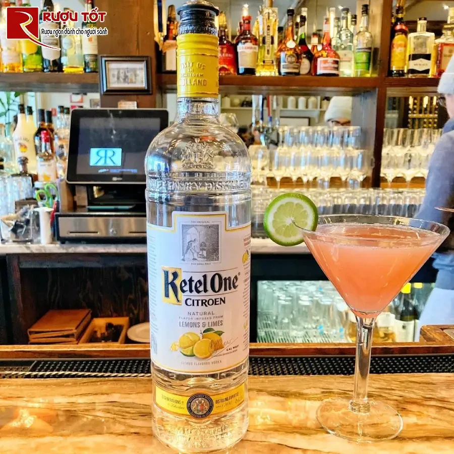 ruou vodka ketel one citroen 40% 750ml cao cap
