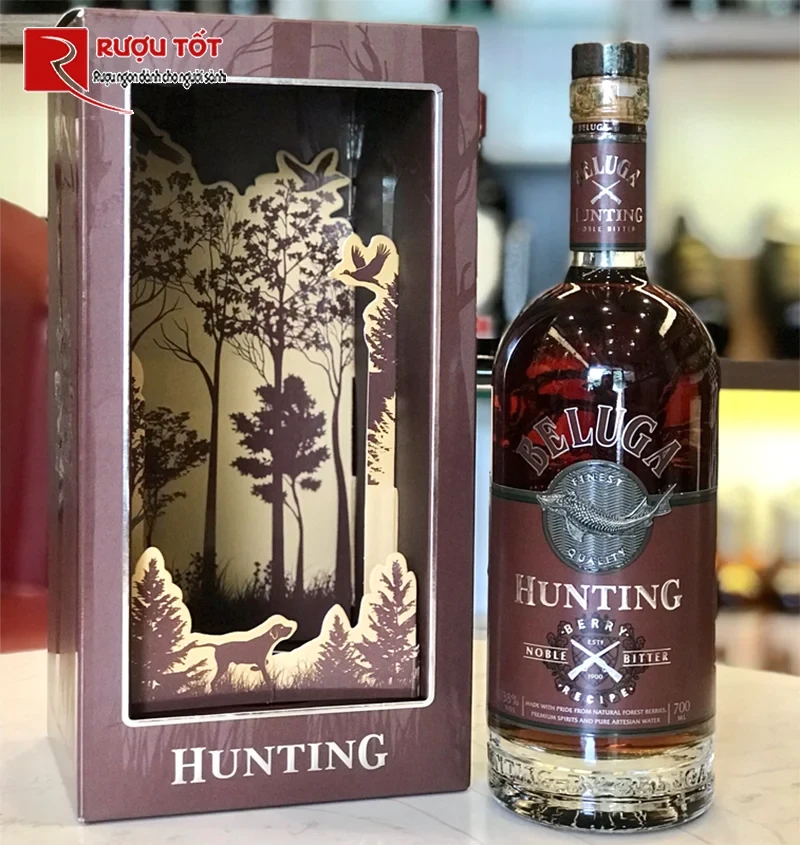 Rượu Vodka Nga Beluga Hunting Berry