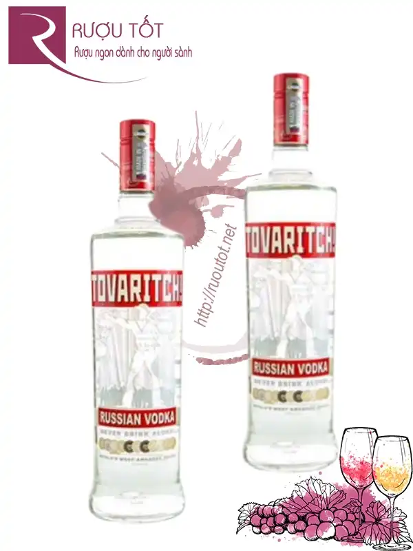 Rượu Vodka Tovaritch 1L 40%