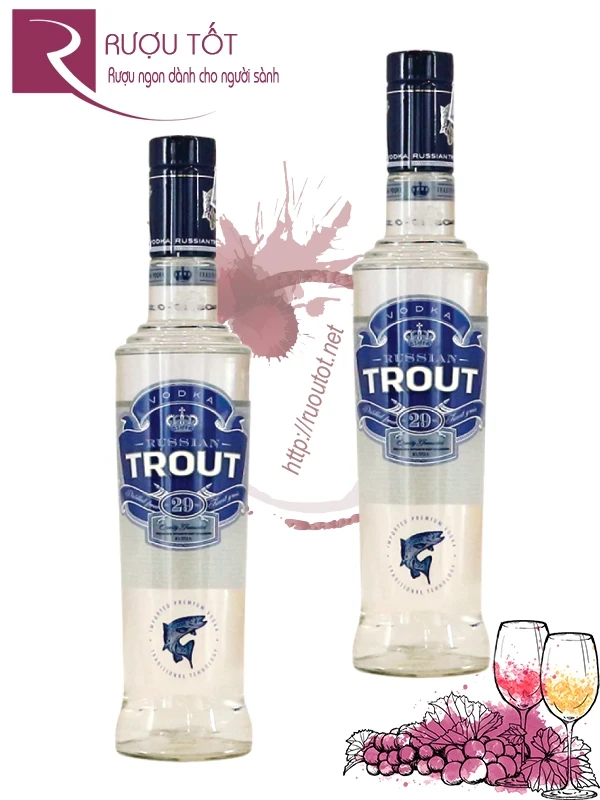 Rượu Vodka Cá Hồi Russian Trout