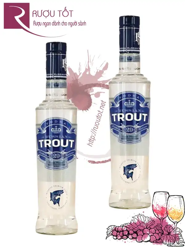Rượu Vodka Cá Hồi Russian Trout