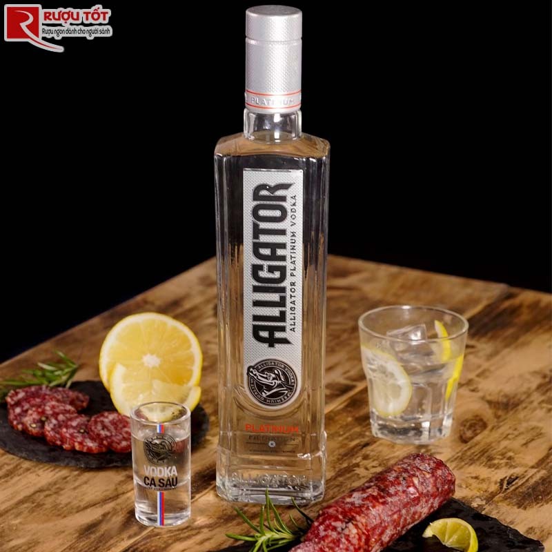 Vodka Cá Sấu Đen 500ml