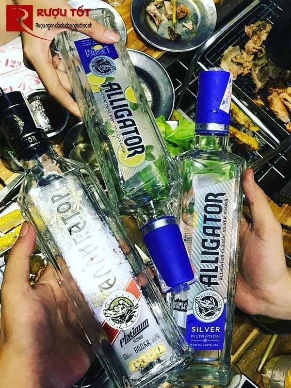 Vodka Cá Sấu nhập khẩu chính hãng