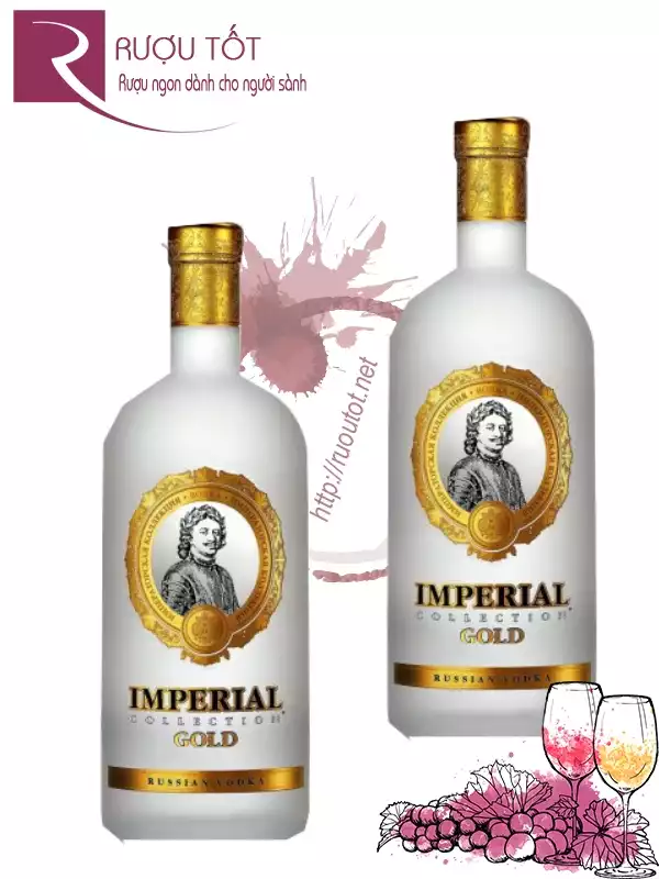 Rượu vodka Golden Snow 40% 700ml
