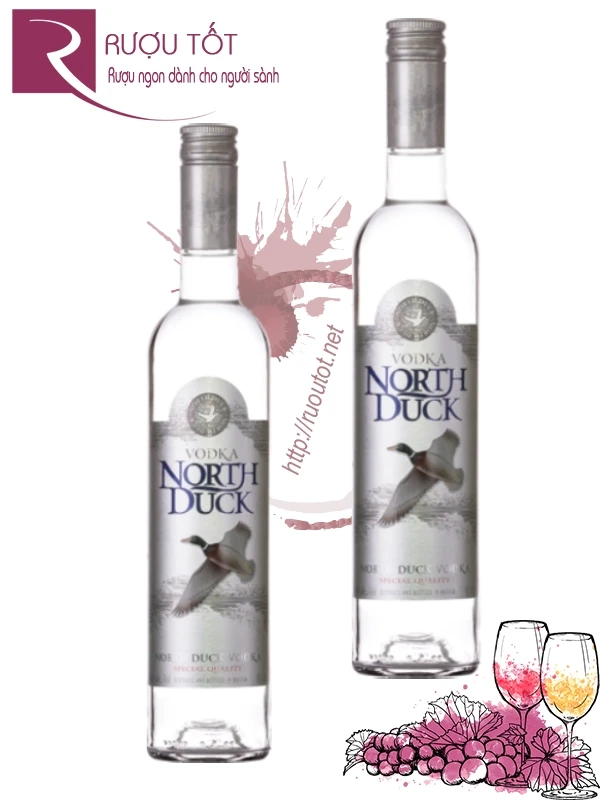 Rượu Vodka North Duck 40% 1L