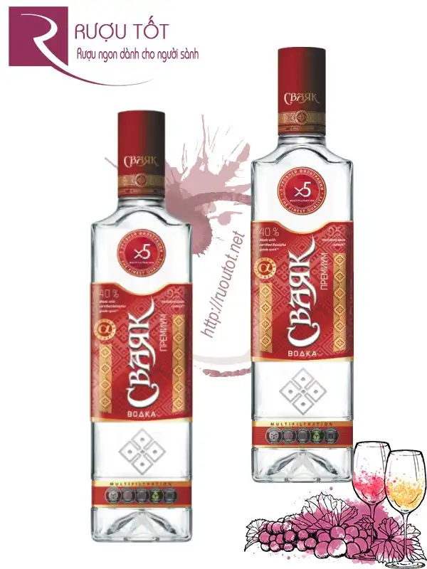 Rượu Svayak 700ml & 1L X5 40%