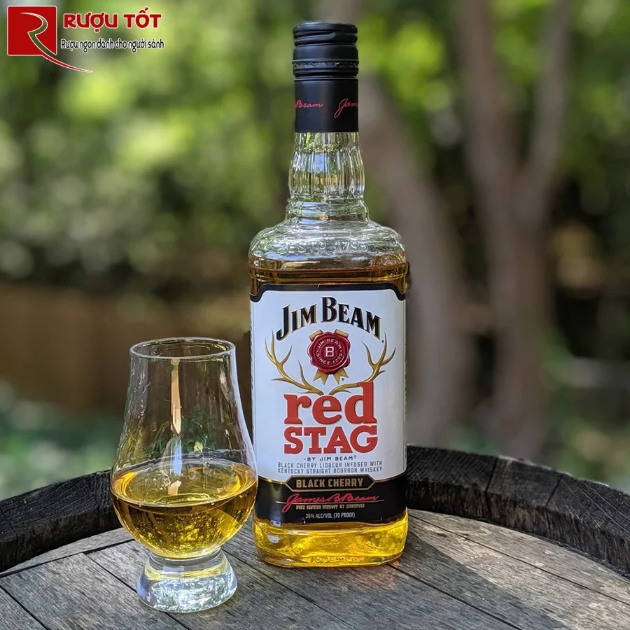 bourbon jim beam red stag