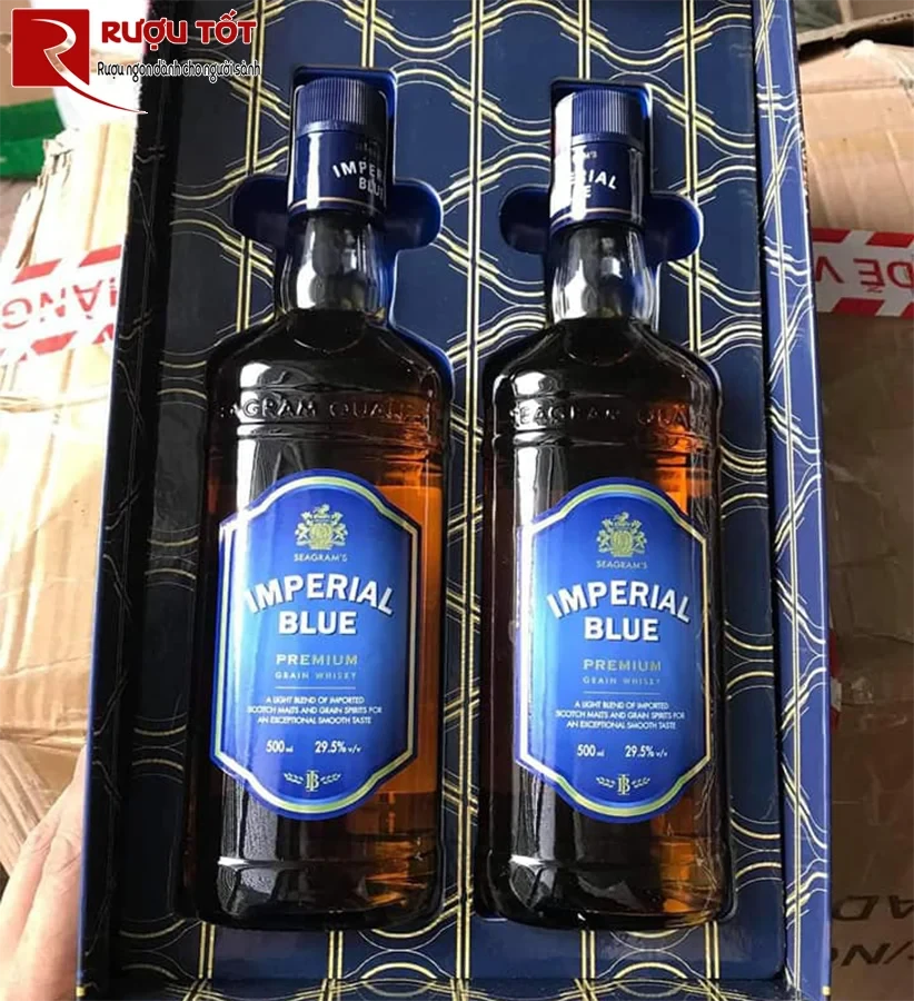 gia ruou imperial blue 500ml