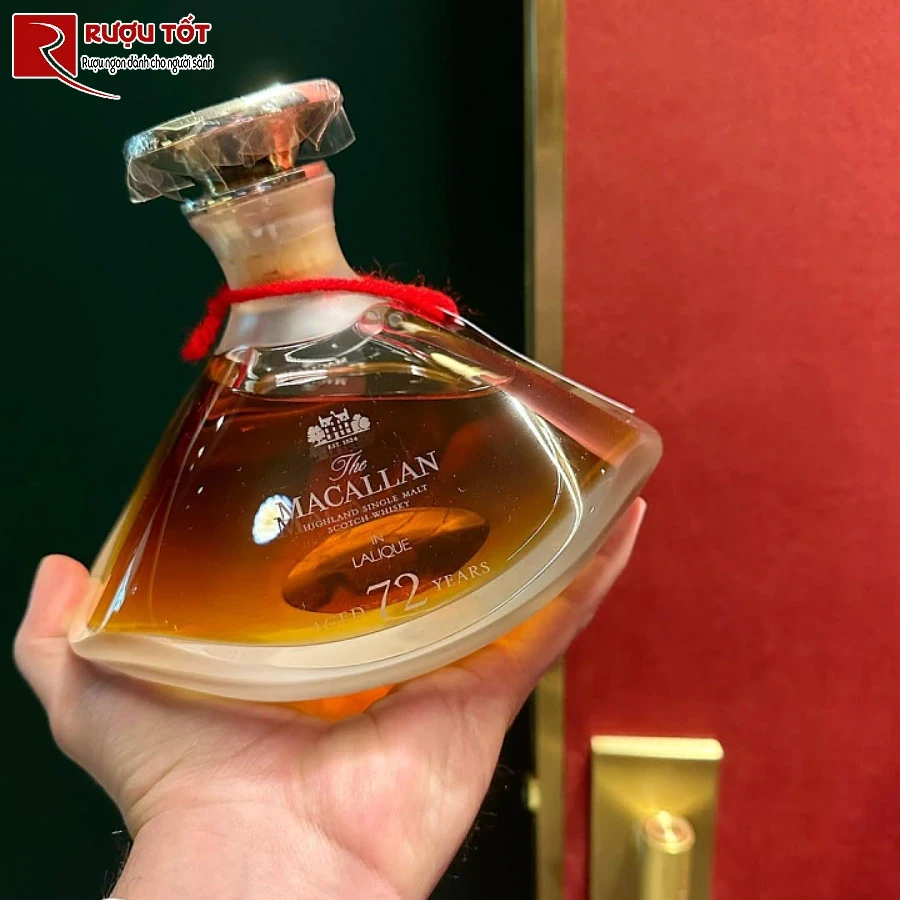 gia ruou macallan 72 year old lalique 42% 750ml
