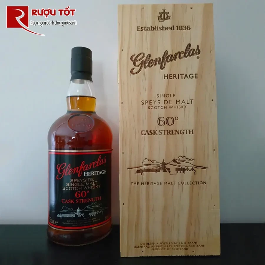 Rượu Glenfarclas Heritage 60