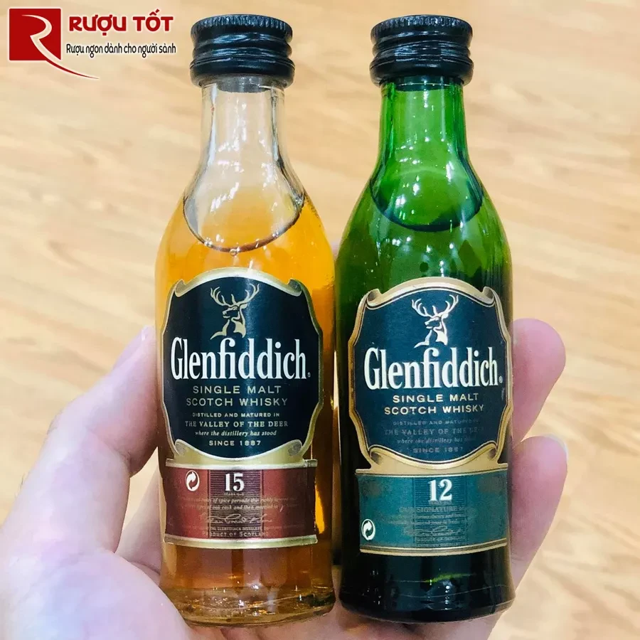 glenfiddich 15 mini set