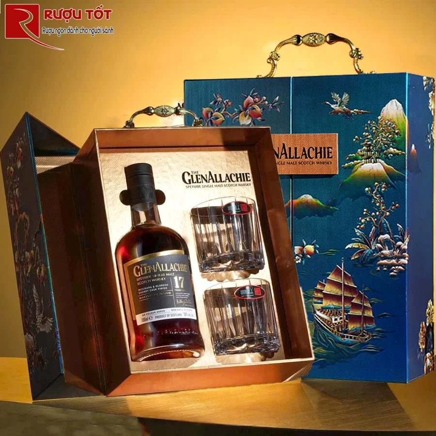 Hộp quà rượu Glenallachie 17 Year Old