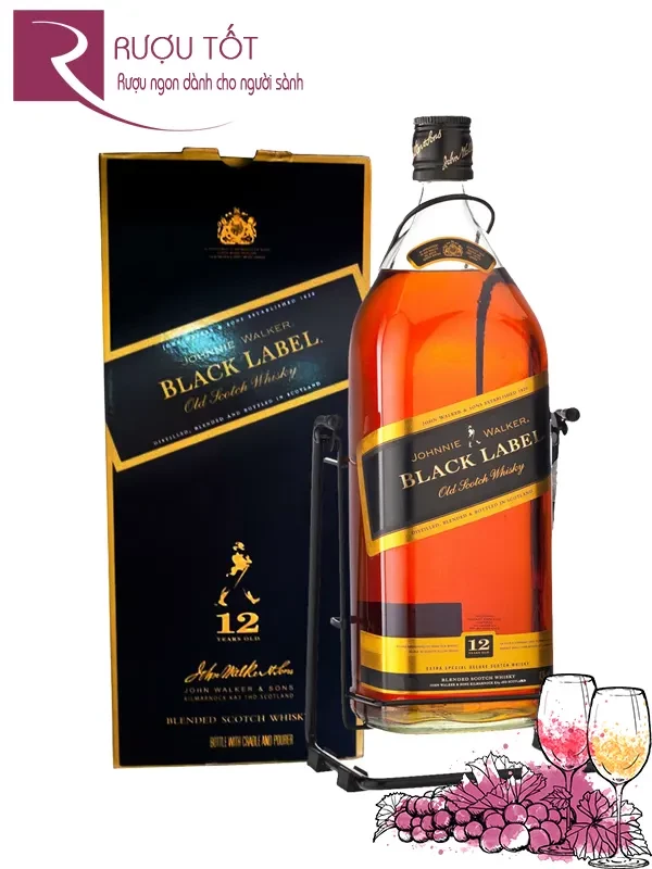 Rượu Johnnie Walker Black Label 4.5l