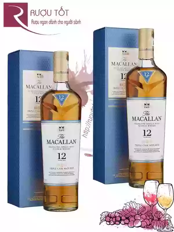 Rượu Macallan 12 Triple Cask