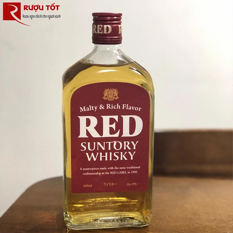 red suntory whisky gia re